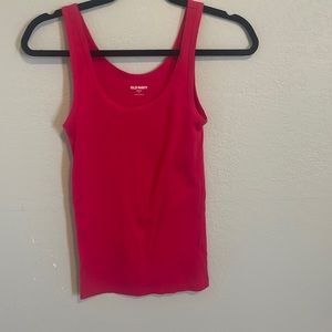 hot pink tank top